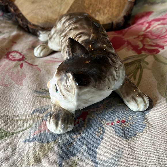 Vintage MCM Porcelain Glazed Cat / Kitty - Picture 7 of 15
